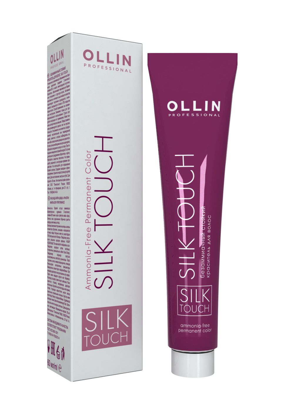 Ollin, Безаммиачный стойкий краситель для волос «Silk Touch», Фото интернет-магазин Премиум-Косметика.РФ